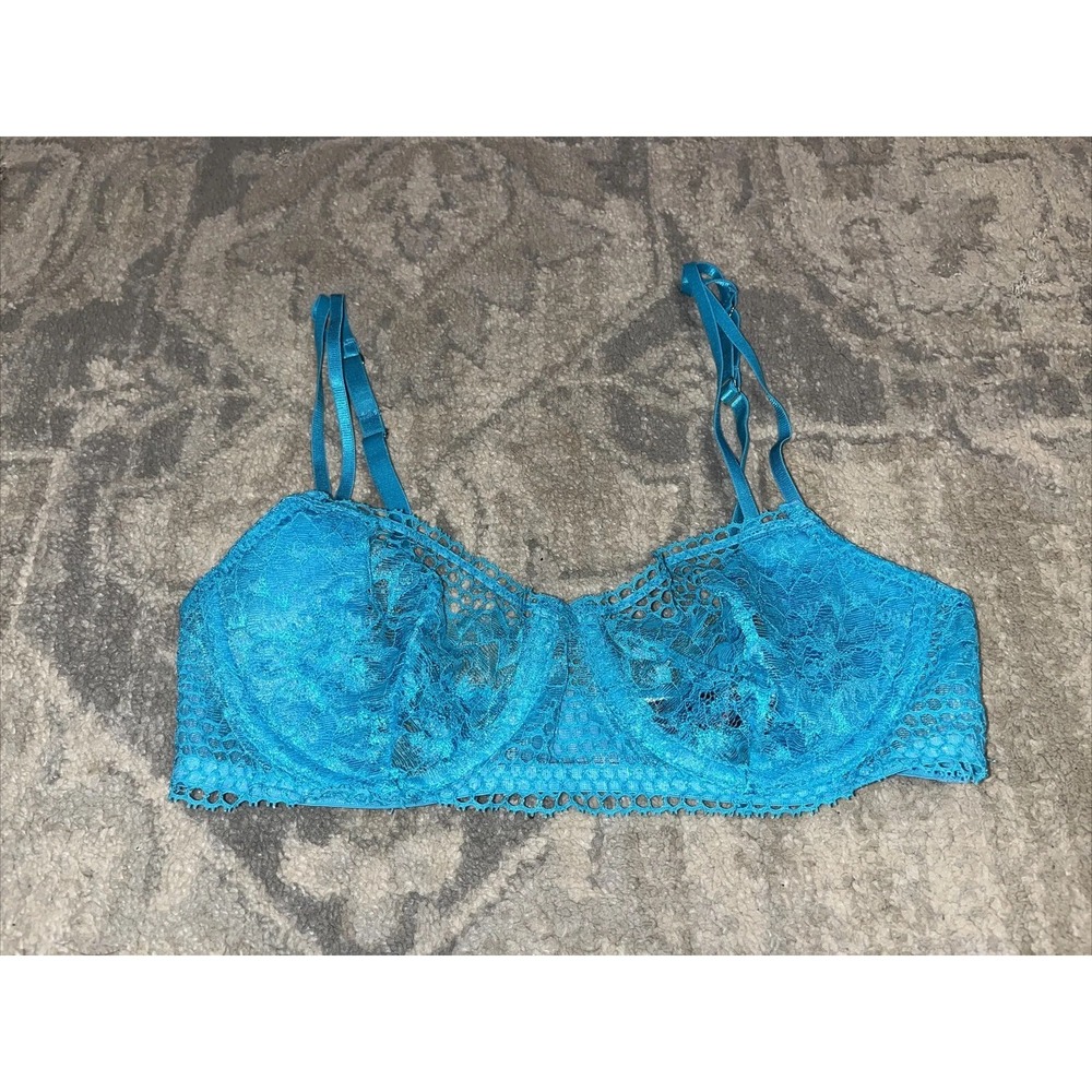 Adore Me Underwire Full Bra size 32C Blue‎